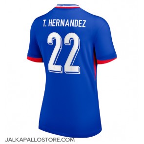 Ranska Theo Hernandez #22 Kotipaita Naisten EM-Kisat 2024 Lyhythihainen